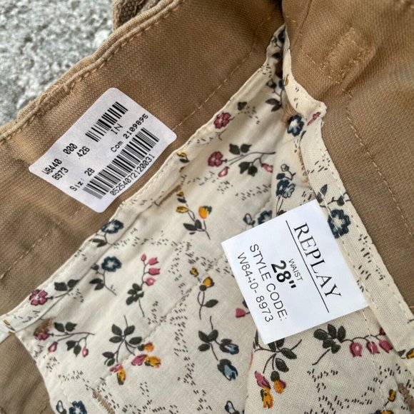 Replay Women Jeans Cotton Denim Pant Slim Fit Jeans Size 28 (31X32) Retail $180 - Picture 6 of 7